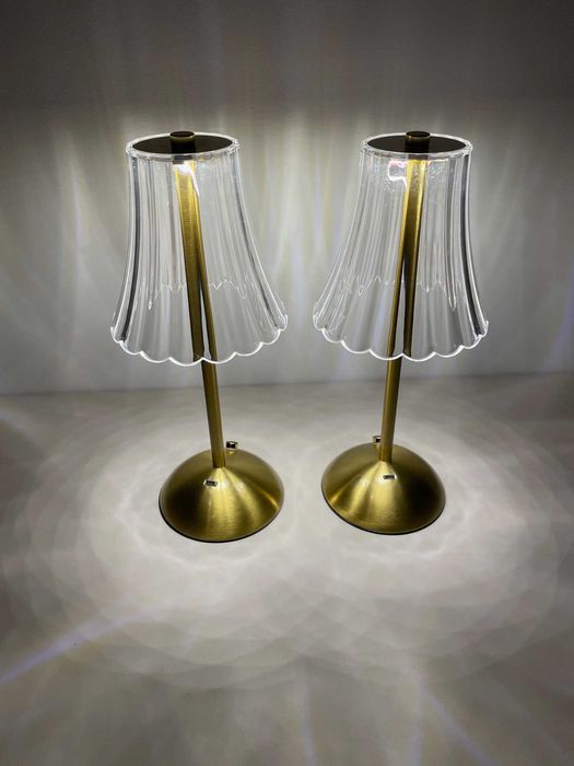 Lampa LED metal auriu