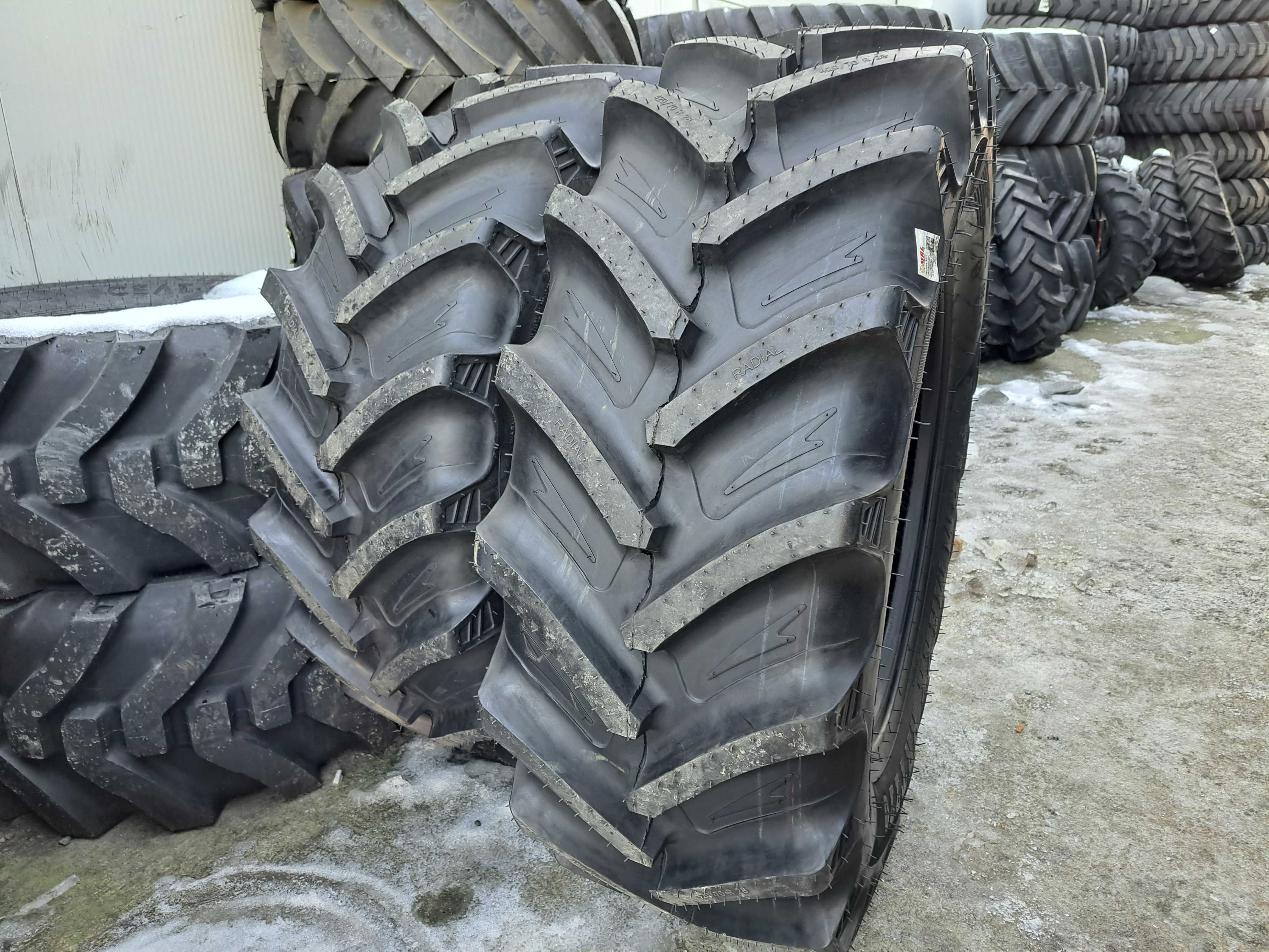 Cauciucuri radiale marca MRL 420/70R28 anvelope noi TRACTOR FIAT