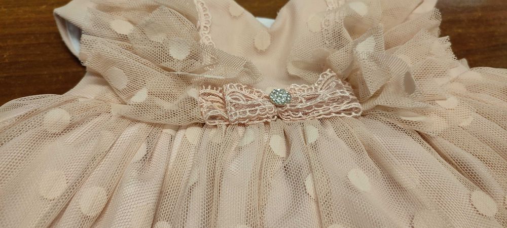 Rochite de ocazie/botez fetiță  3-6luni.