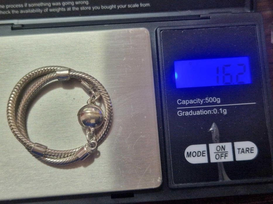AG171, bratara Pandora, argint 925,noua/marcata, 16,2 grame+cadou