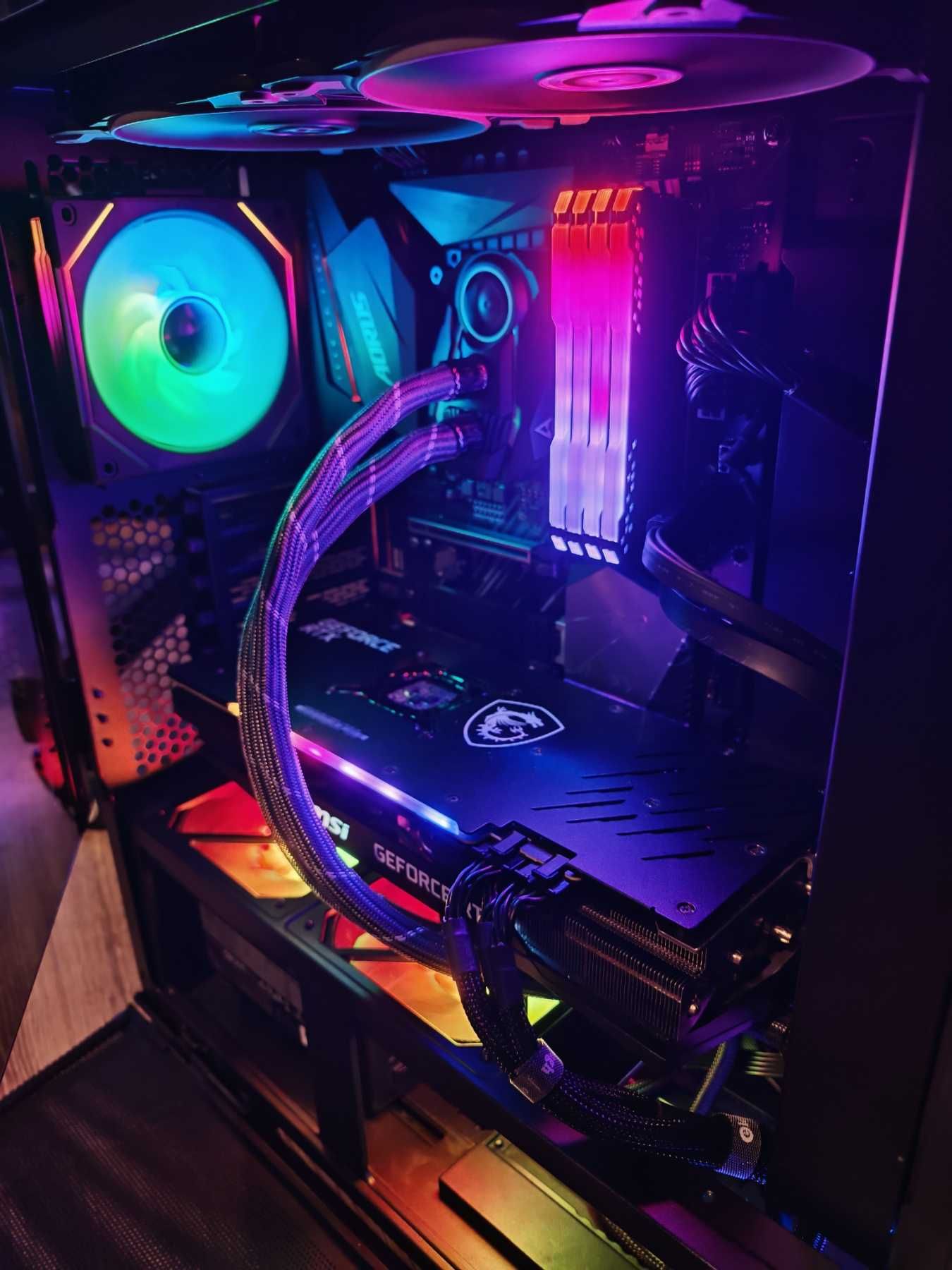 Геймърски Компютър - i9-10900KF + RTX 3060-Ti + 4x8GB RAM