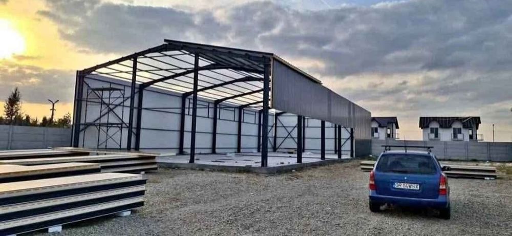 Vand structura metalica 12x20x4h accept și variante cu auto