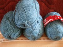 Маслено зелена турска прежда MOHAIR 400 грама
