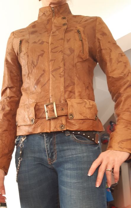 Geaca de piele "Dolce & Gabbana"