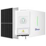 Sistem Fotovoltaic 6 KW DEYE Monofazic Hibrid cu Acumulator 5kw LFP