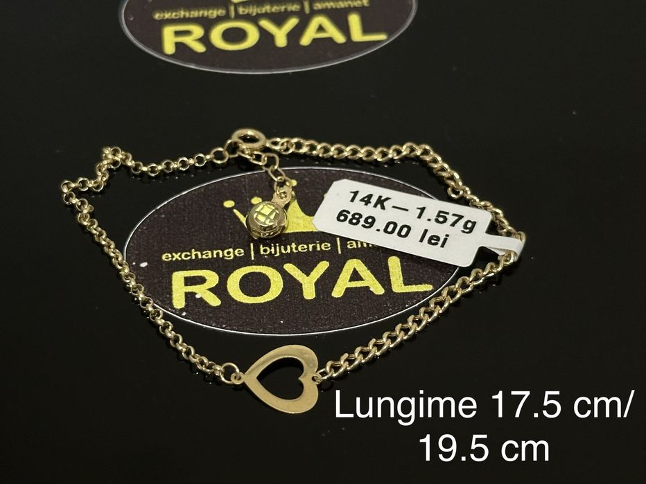 Bijuteria Royal: Bratara aur 14k/1.57 gr