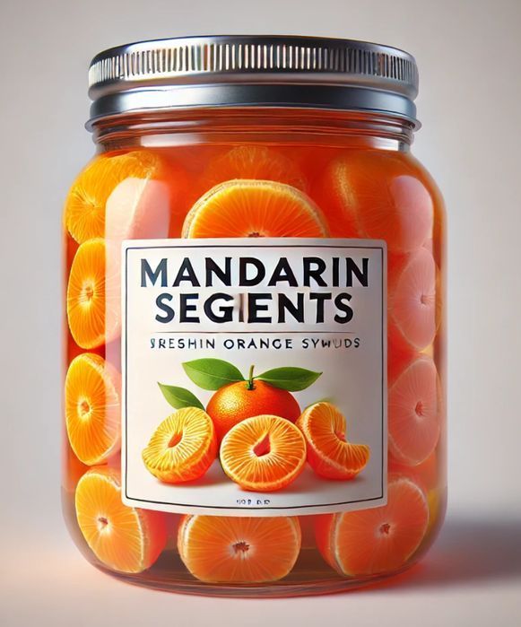 Дольки мандарина 850гр, Джемы, Сиропы, Тапиока
