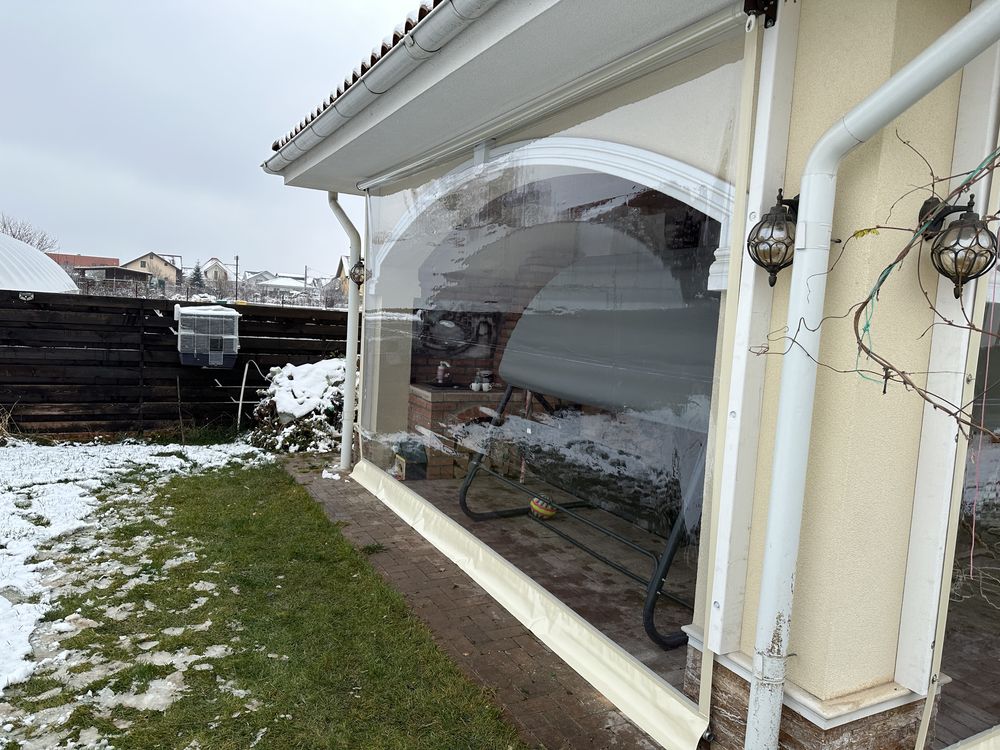 Folie terasa ,rulou transparent
