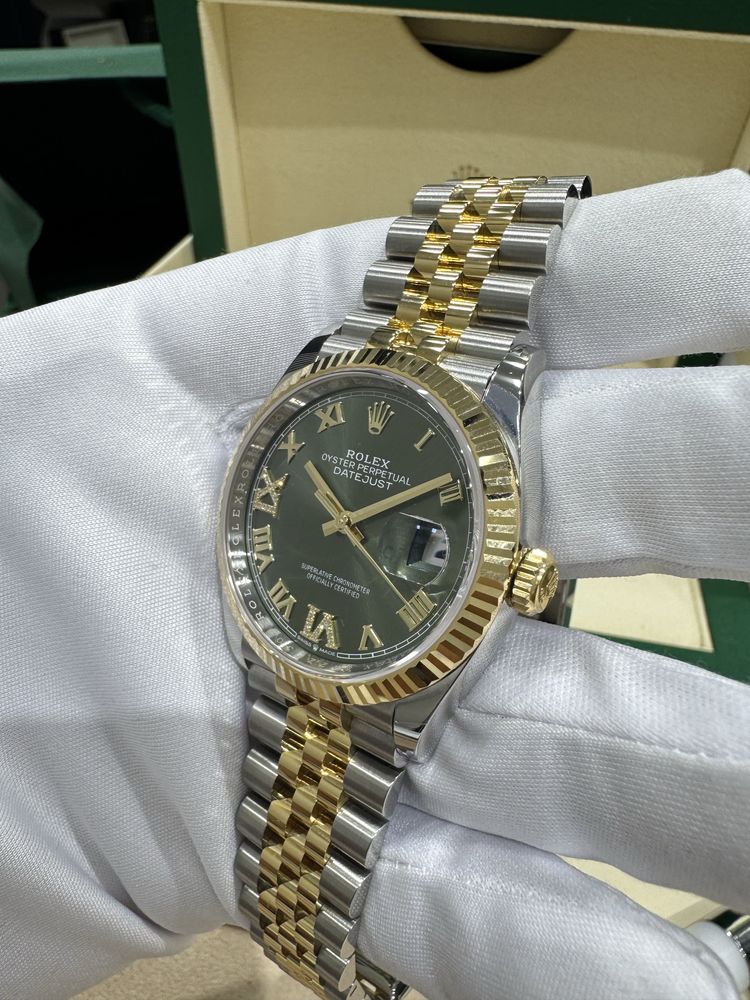 Rolex Datejust 36mm  Золото Бриллианты