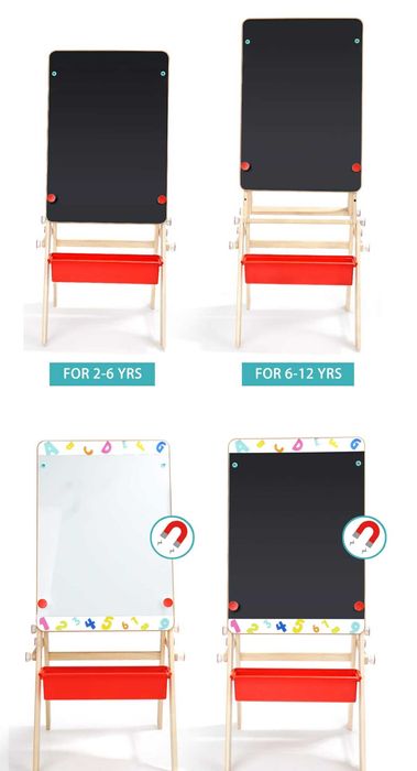 Topbright ! 2в1 Мултифункционална двустранна магнитен статив - маса