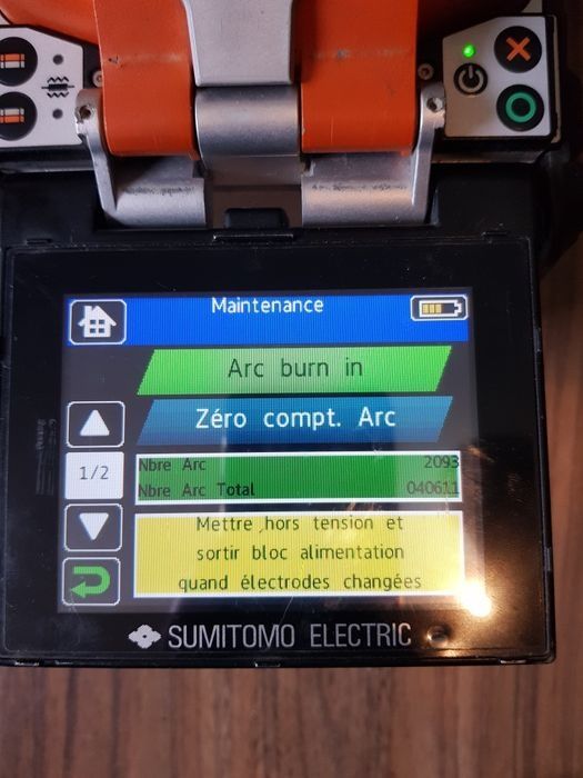 Aparat de sudat fibră optică Sumitomo 71 C+