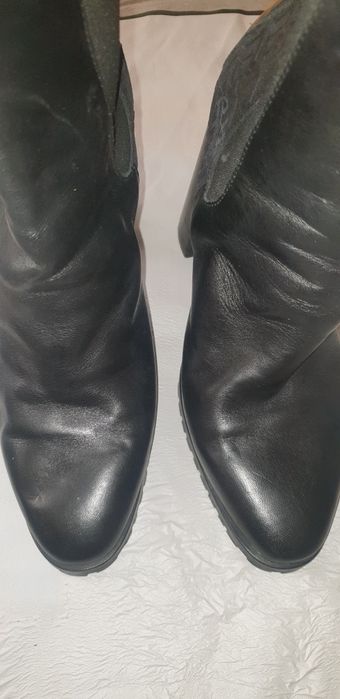 Botine cizme  piele naturala damă Tommy Hilfiger măsura 39