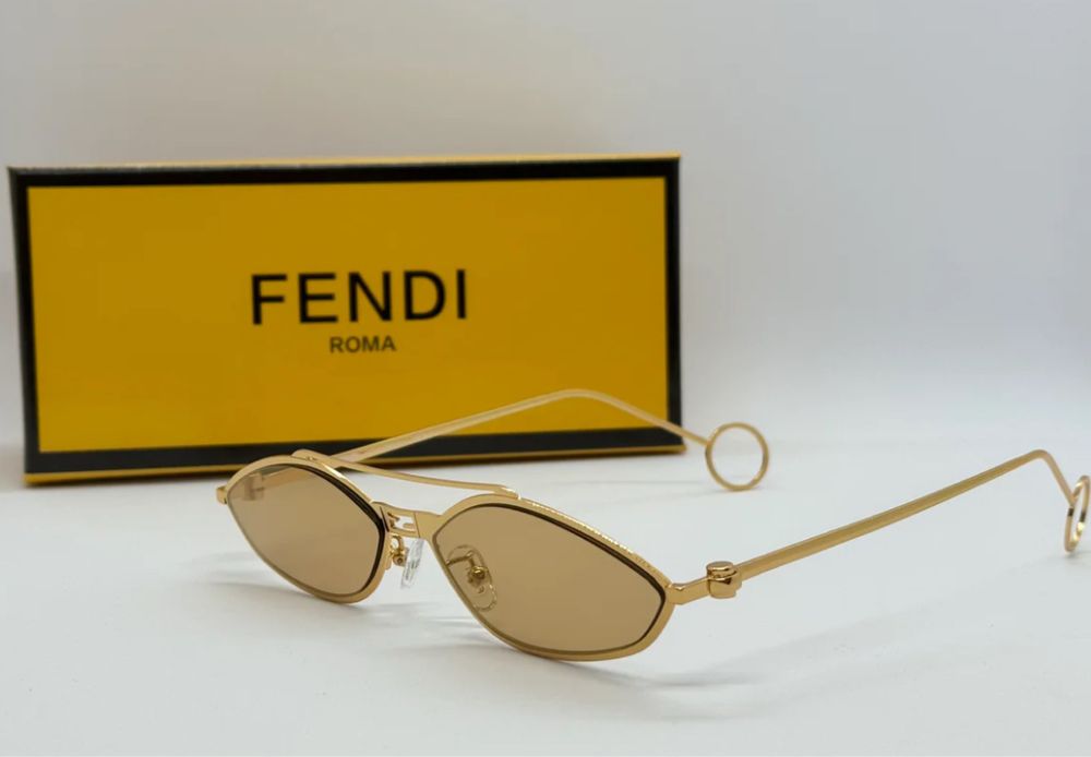 Fendi очила златни