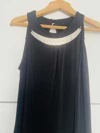 Официална дълга черна рокля, размер S