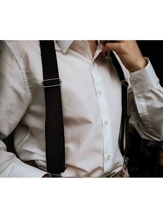 Подтяжки для брюк портупея регулируемые 180см черные, зеленые, хаки