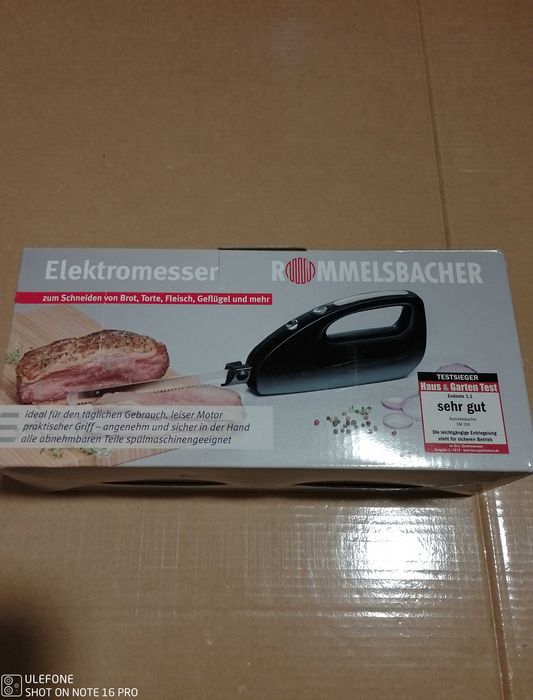 Cutit electric Rommelsbacher EM 150 120W negru Nou