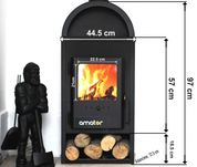Soba AMATOR din otel si vermiculita, de 7kw