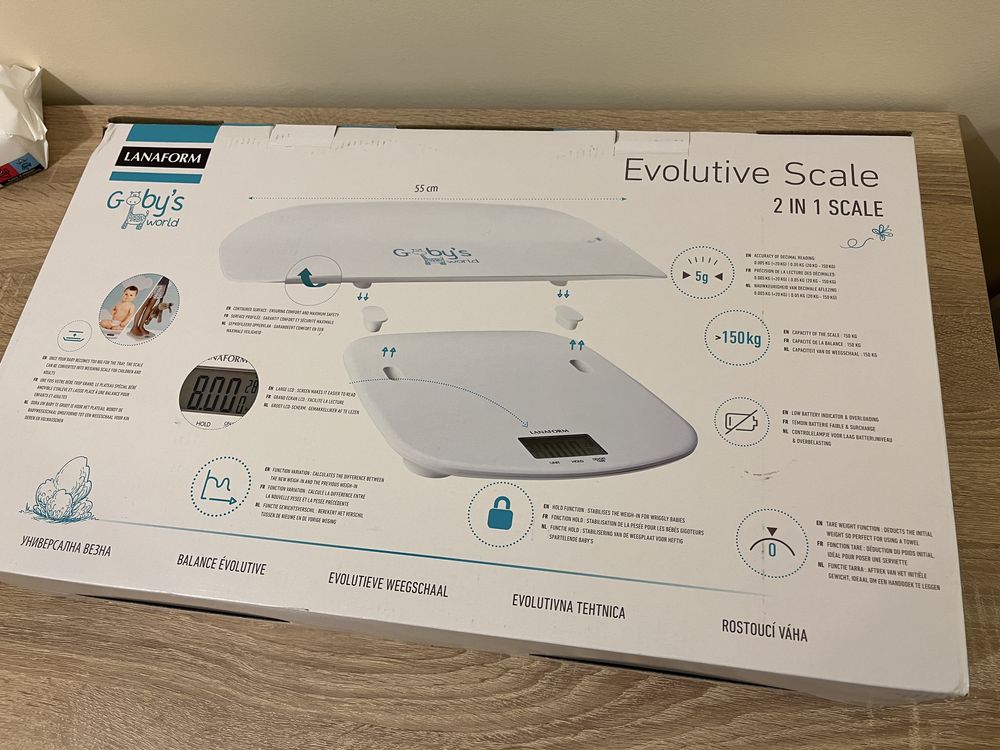 Lanaform електронна везна/кантар Evolutive Scale за бебе/възрастни