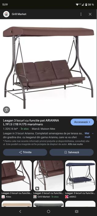 Vind leagan nou pret 1000