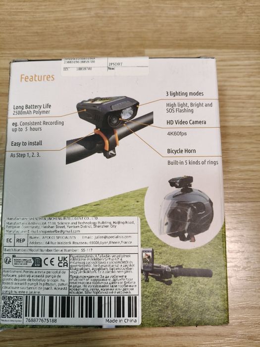 Cameră 4K ultra HD, WI-FI