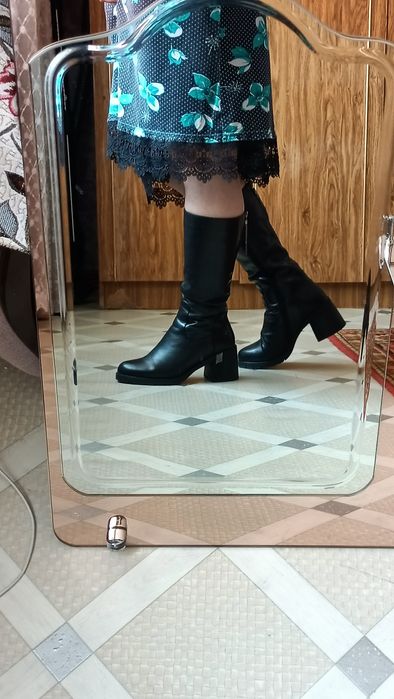 Сапоги женские, кожаные, 40 р