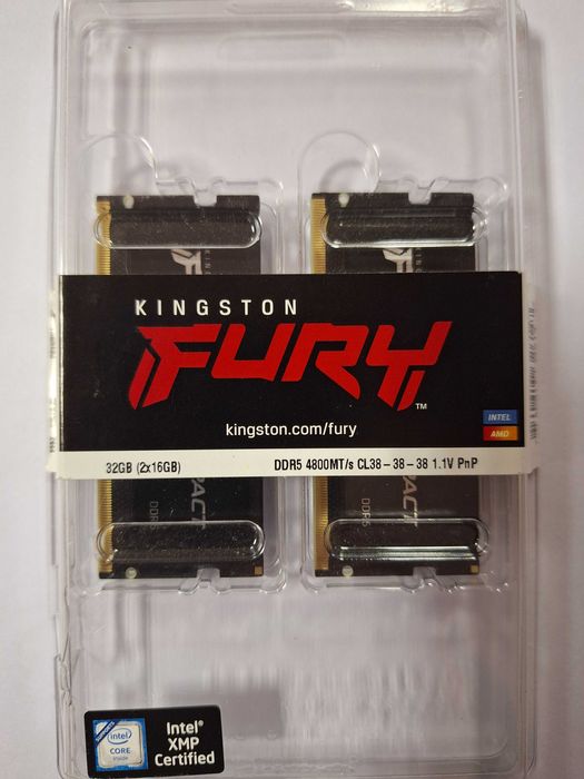 Memorie RAM laptop Kingston Fury Impact 32 (2x16) GB DDR5 – 4800 MHz