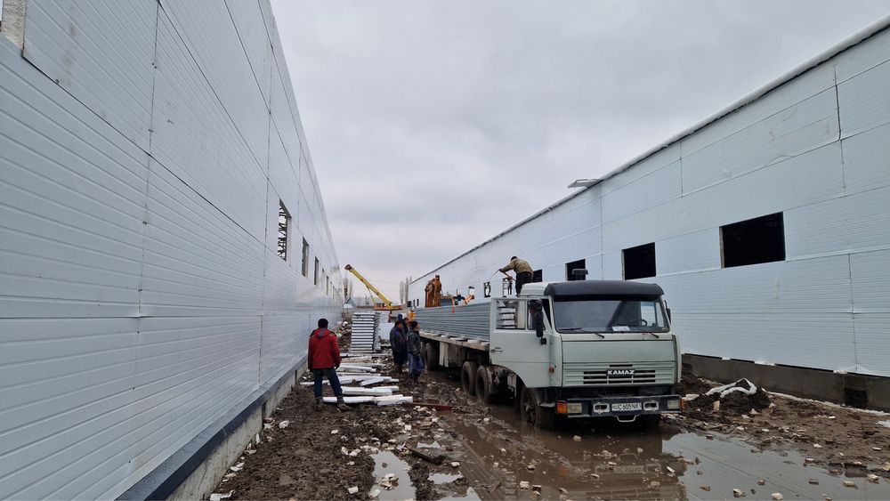 Металлоконструкция сэндвич панели