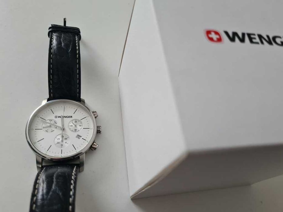 Ceas cu Quartz WENGER, elvețian, la cutie