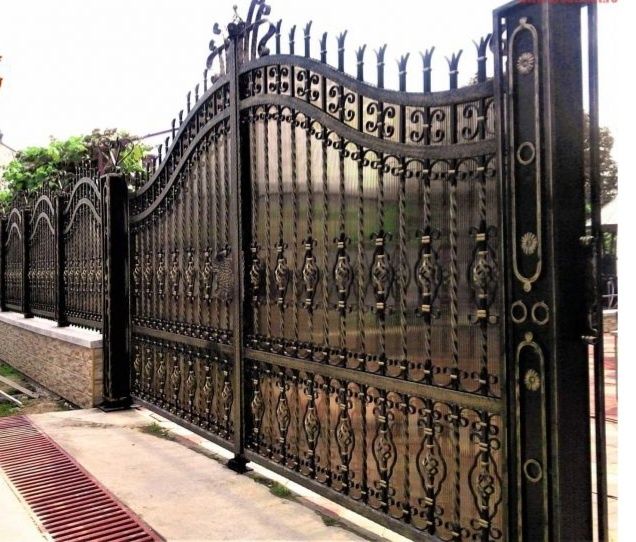 Porti si garduri Iedera din fier forjat