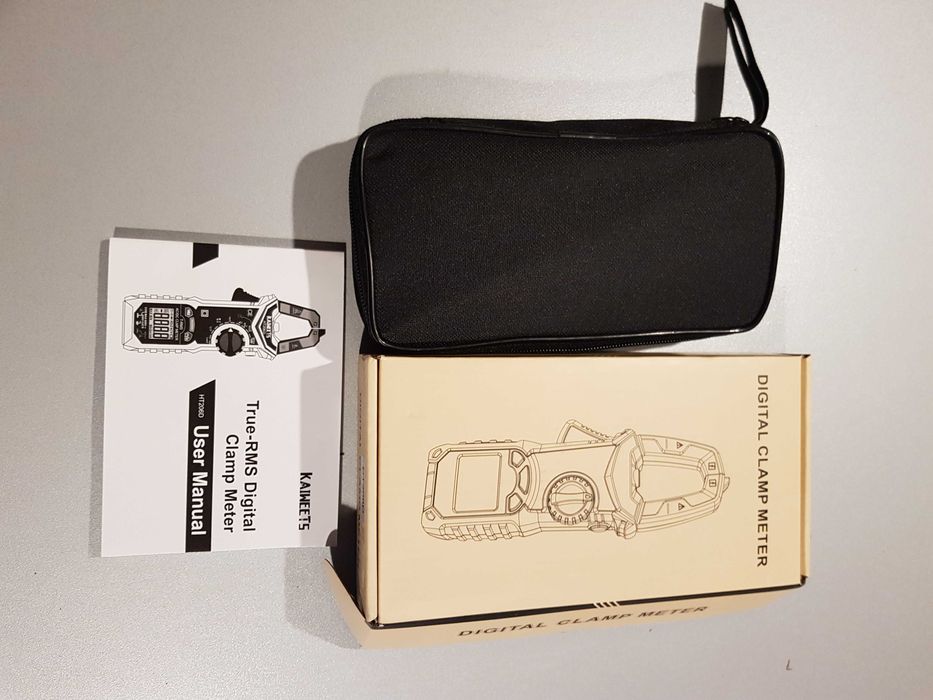Multimetru digital tip cleste ampermetric 6-600V AC/DC Kaiweets HT206D