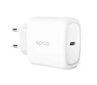 Бързо Зарядно с USB-C за iPhone, EPICO 220v PD3.0 20W, Бял