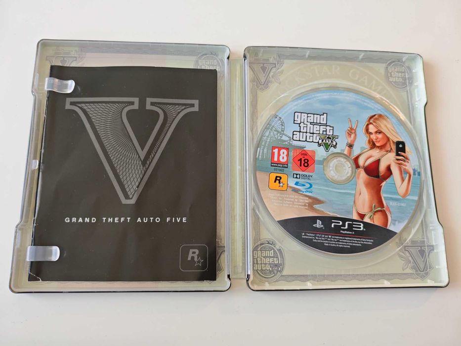 Grand Theft Auto V GTA V PS3 PLAYSTATION 3 - метална кутия
