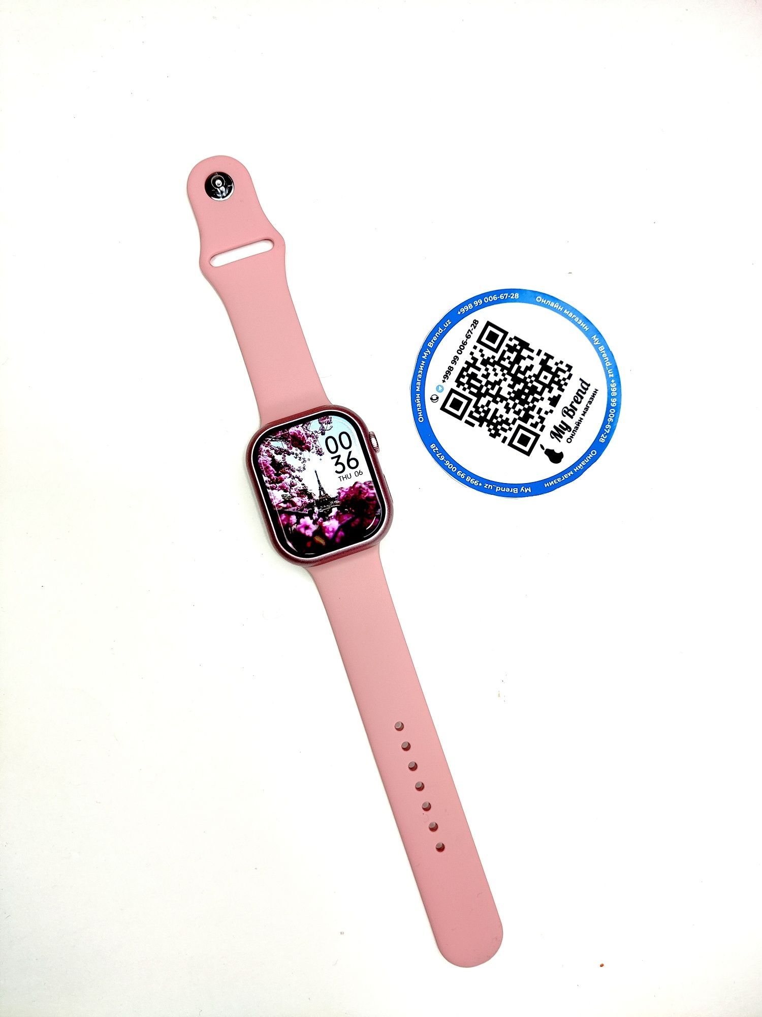 IWatch 8 series pink gold | ayolar uchun Appls Watch 8 pushti