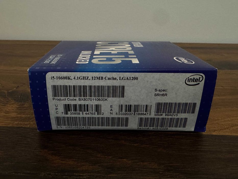 Procesor Intel Core i5-10600K Comet Lake, 4.1GHz, 12MB, Socket 1200