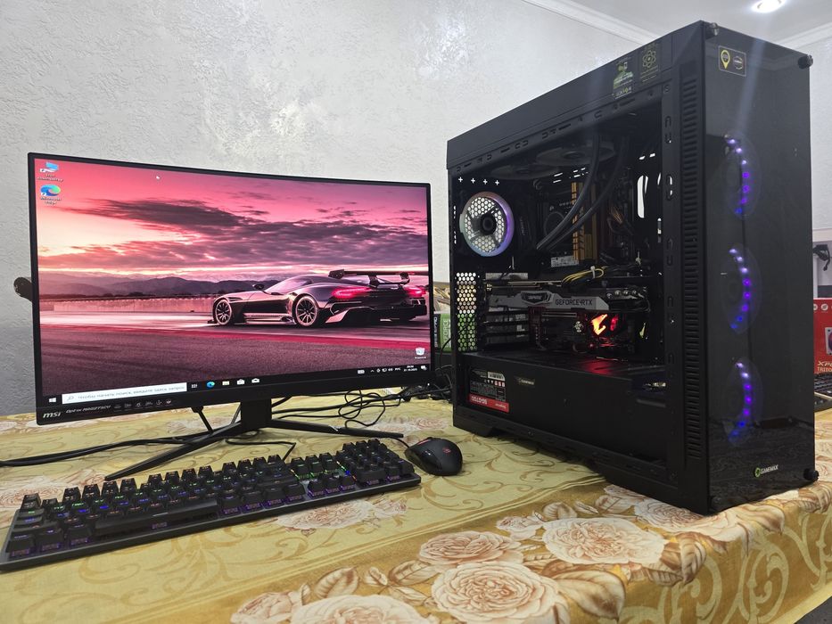 Продам мощный игровой компьютер полный комплект