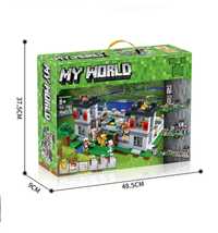 Конструктор My world "Крепость"  4 в 1  (Лего 21127 Minecraft) 984 дет