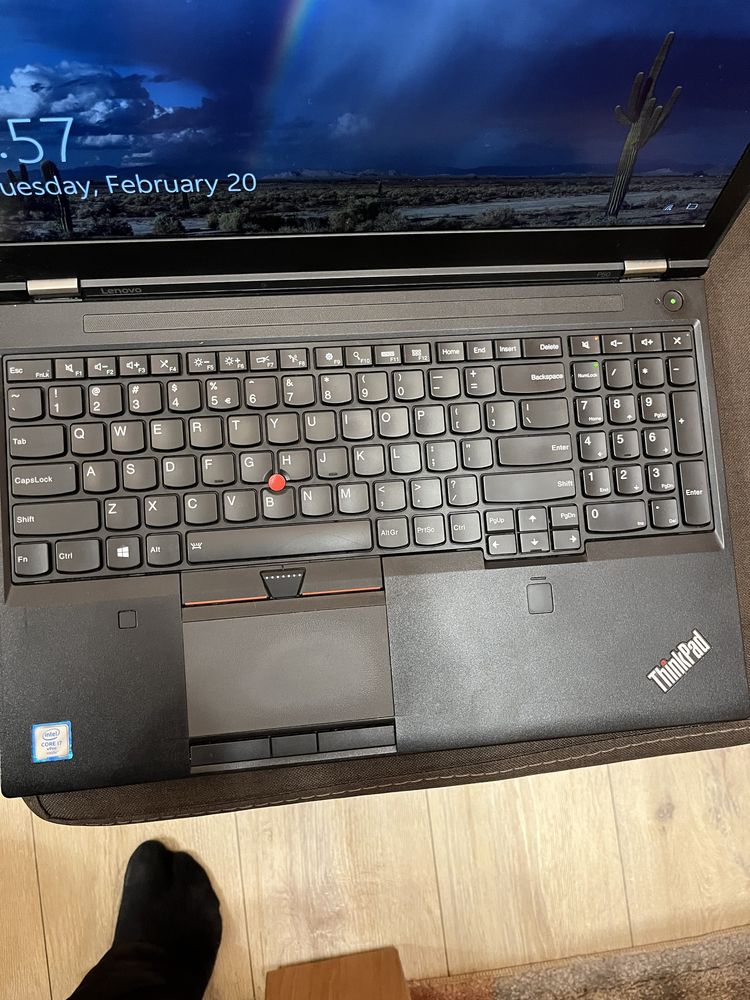 Лаптоп Lenovo ThinkPad P50 + оригинална раница Lenovo подарък!