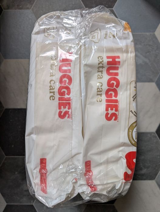 Scutece Huggies Extra Care 2, 3-6 kg, 164 buc Sigilate