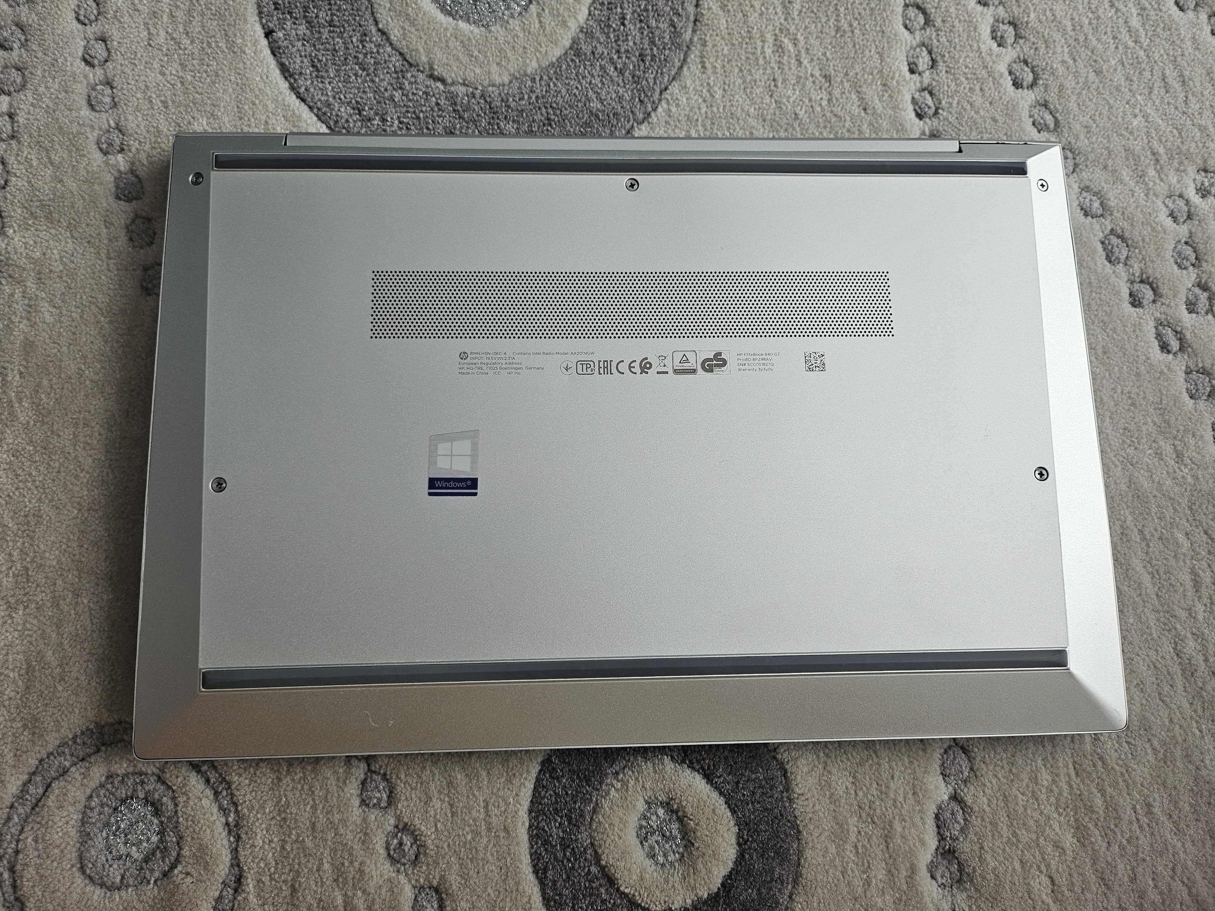 Vand Hp Elitebook G7 I5-10310U, 16GB RAM, 256GB SSD stare f buna