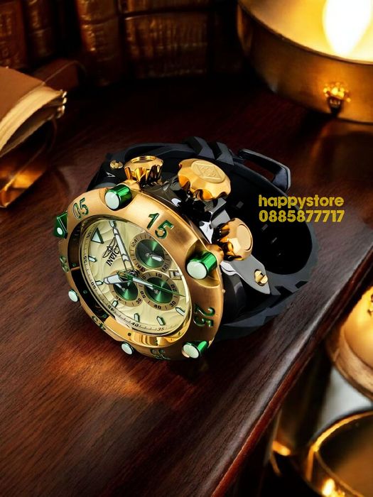 INVICTA Velmore Gold/Black 54 mm, Инвикта нов ръчен часовник
