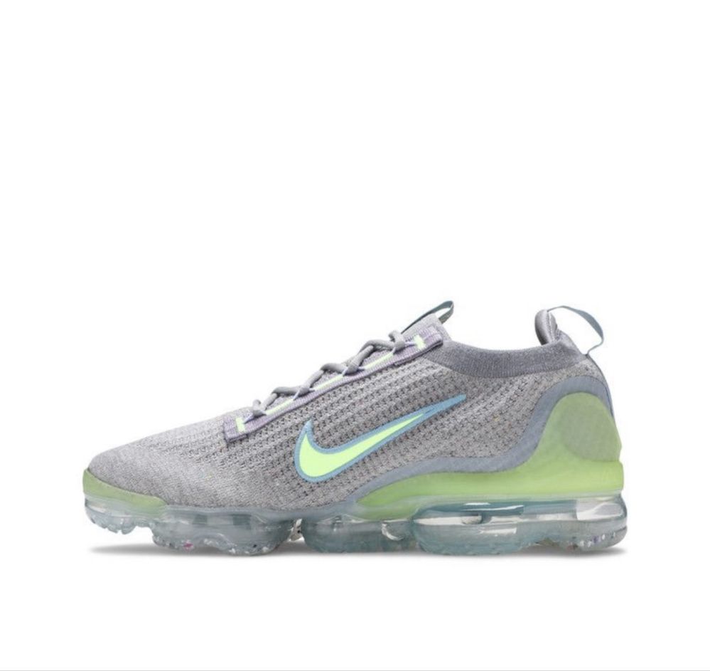 Nike Air Vapormax 2021 Flyknit’Grey Light Liquid Lime-Чисто нови