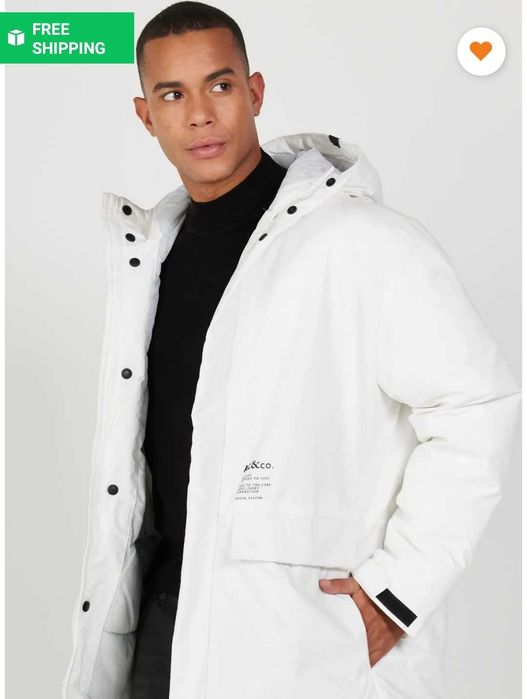 Geaca de iarna alba marimea S noua