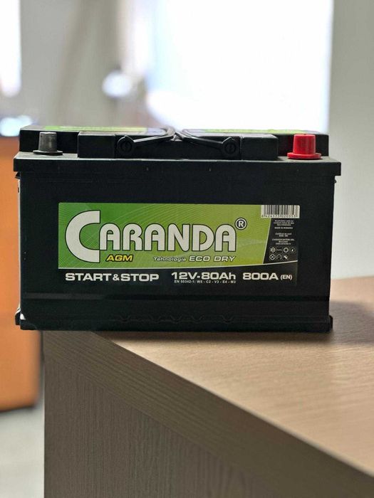 Baterie Auto Start-Stop Agm 80Ah 800A Caranda