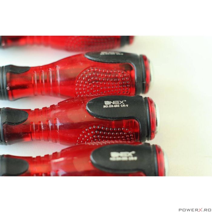 Set surubelnite 7 piese, cap drept, chrome-vanadium, Onex