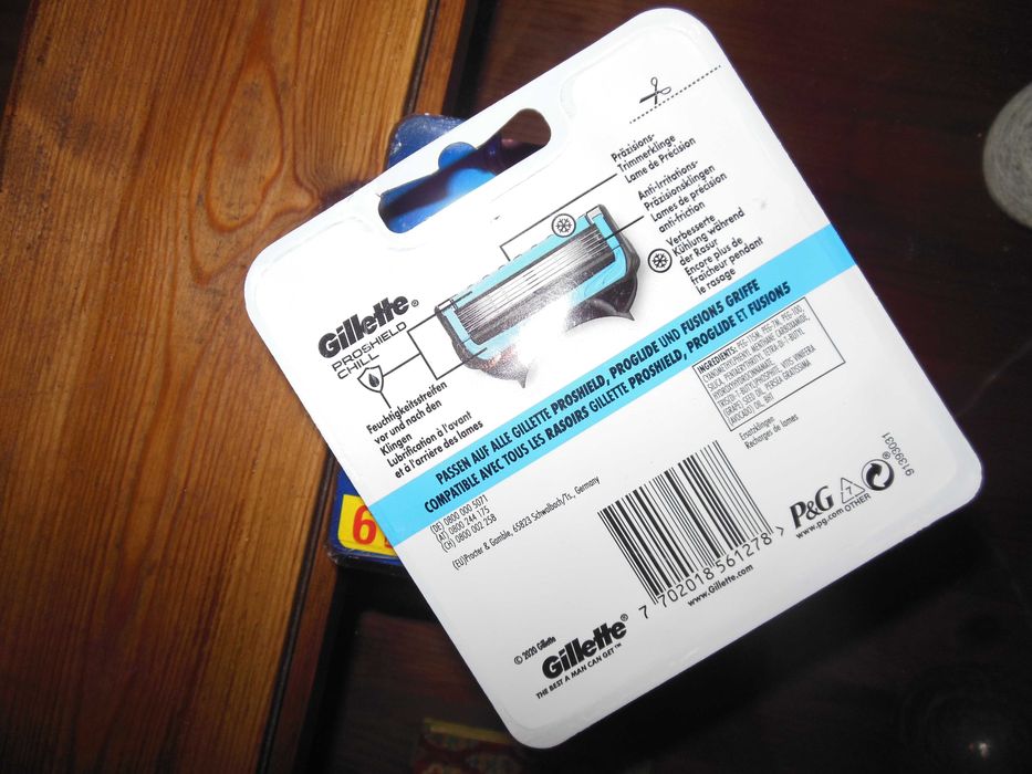 Rezerve  Gillette Fusion ProGlide si ProShield Chill , 8 buc