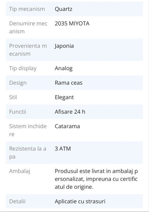 Ceas Dama - Pierre Cardin