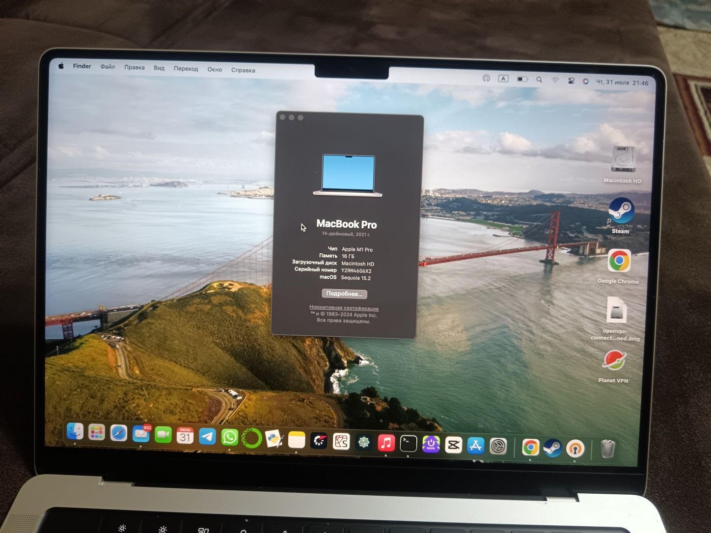 Apple MacBook Pro 14" M1 Pro