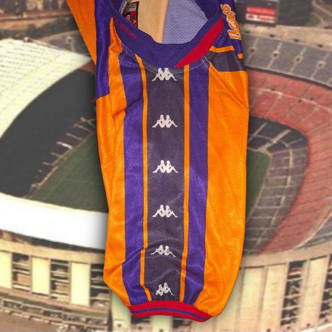 Tricou retro FC Barcelona 1997/98 Kappa mărimea XL