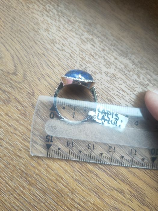 Set din argint de dama lapislazuli