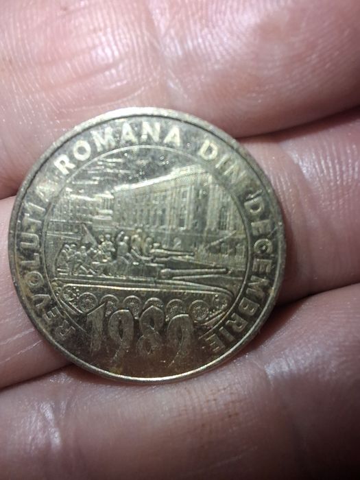 Monedâ de colecție cu Revoluția din 1989